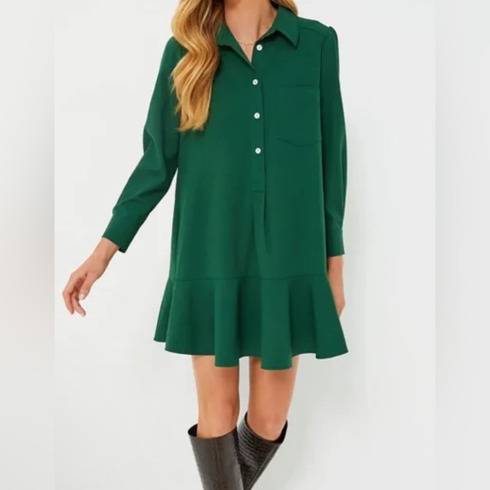 Tuckernuck Green Mini Dress Large